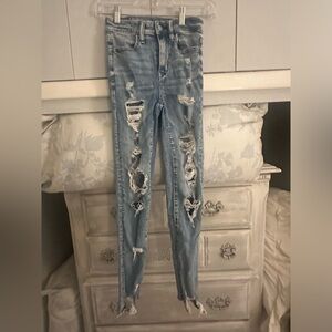 American Eagle 000 regular stretch jeans women’s girls